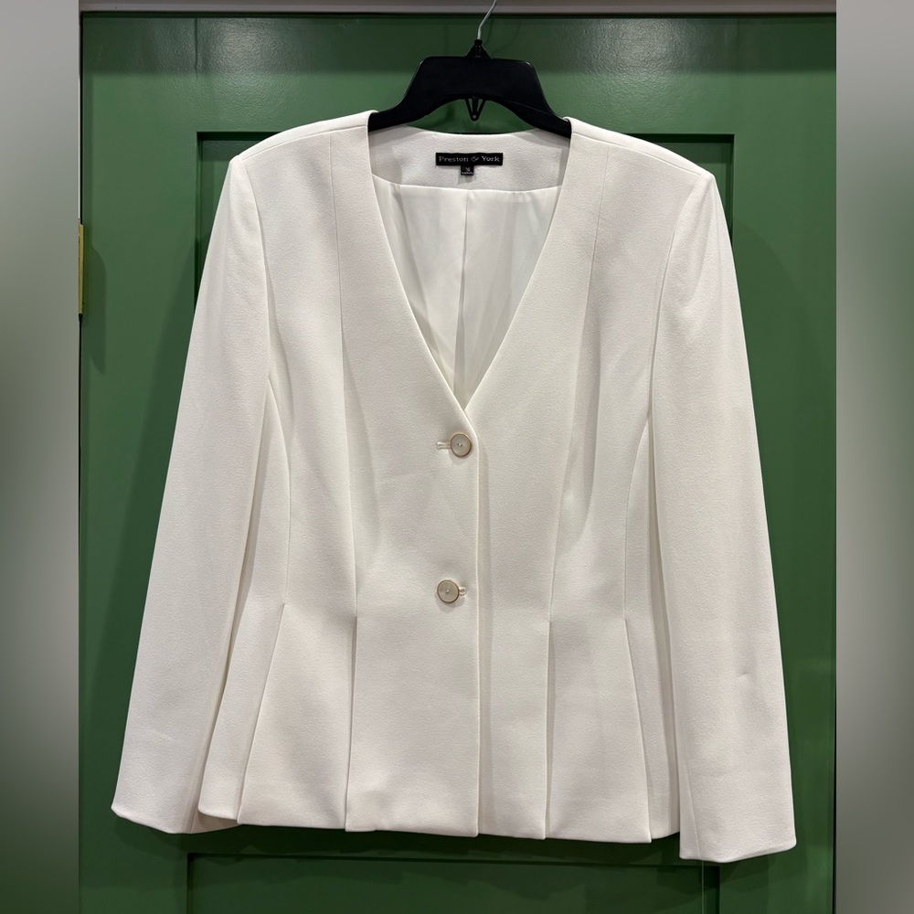 Preston & York White Blazer